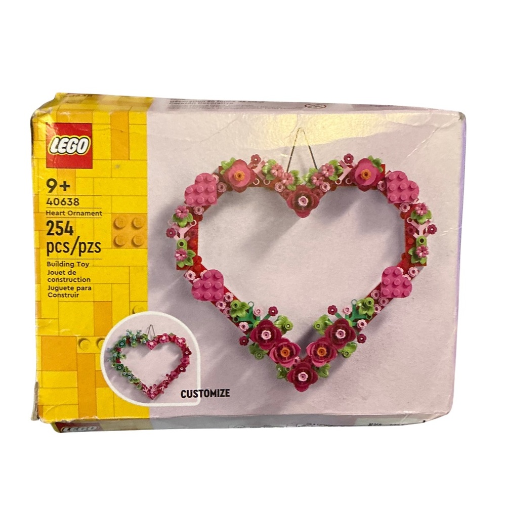 LEGO Floral Heart Decoration Set